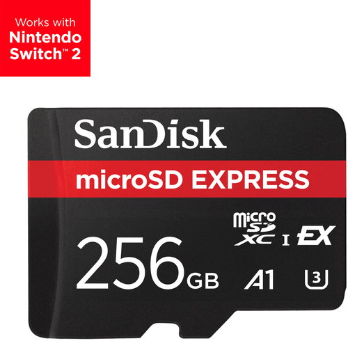 EXPRESS MICROSD CARD 256GB - UP TO 880MB/S READ 650MB/S WRITE
