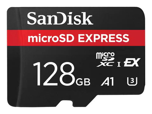 EXPRESS MICROSD CARD 128GB - UP TO 880MB/S READ 480MB/S WRITE