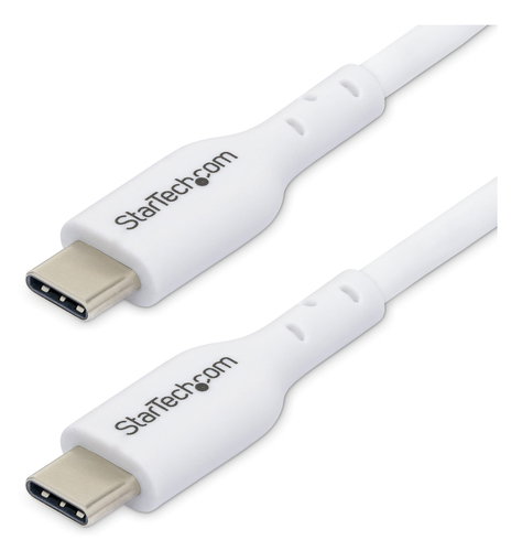 1M WHITE USB-C CHARGING CABLE - 60W POWER DELIVERY M/M TYPE-C