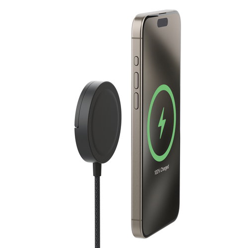 MOPHIEQI2 MAGNETIC CHARGER - WITH KICKSTANDBLACK