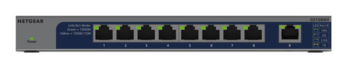 8X 1G PORT UNMANAGED SWITCH - 10G/MULTI-GIG UPLINK PORT