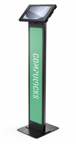 GALAXY TAB A9+ 11IN SWELL - ENCLO. BRANDABLE FLOOR STAND BLK