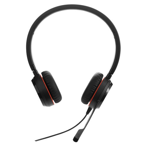 JABRA EVOLVE 20 SE STEREO UC - USB C/A ADAPTER LEATHER