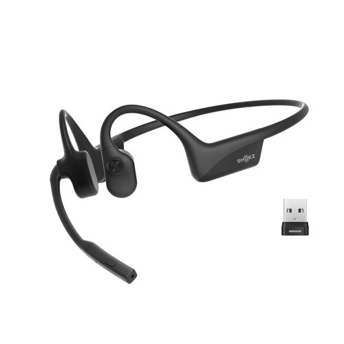 SHOKZ OPENCOMM2 UC 2025 UPGRADE - HEADSET WITH NOISE CANCEL MIC D