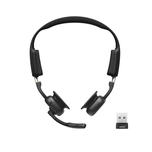 SHOKZ OPENMEET UC WITH USB-A AD - HEADSET WITH NOISE CANCEL MIC D