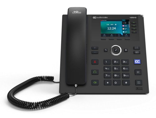 425HD IP-PHONE POE GBE BLACK 2 - ETHERNET 10/100/1000 PORTS 4 PRK
