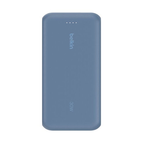 20K PD30W INTEGRATED USB-C - CABLE POWER BANK BLUE
