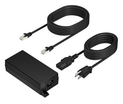 POLY POE++ 65W 2.5G ADAPTER - WITH 3.66M CAT6A CABLE AND POWER
