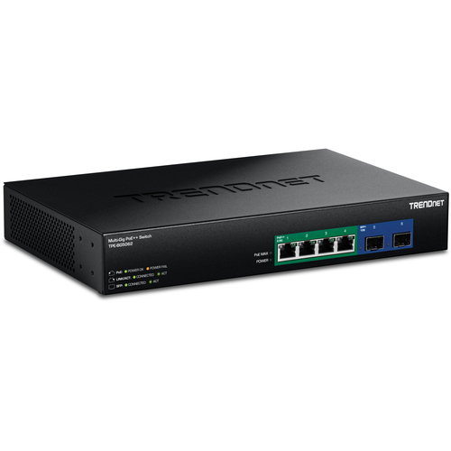 6-PORT 2.5G GAN POWER POE++ - SWITCH W.10G SFP+ PORT 240W