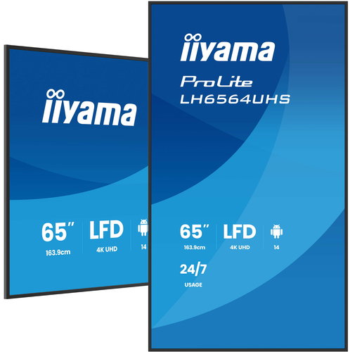 LH6564UHS-B1AG 65 IN LCD UHD - 6.5MS 24/7 65MS 500CD/M 5000:1 S