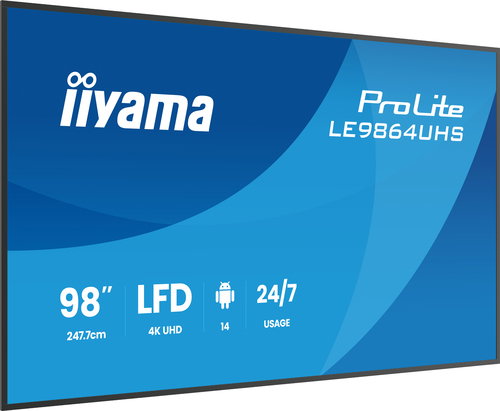 LE9864UHS-B1AG 98 IN UHD LANDSC - 6.5MS 24/7 65MS 500CD/M 5000:1 S