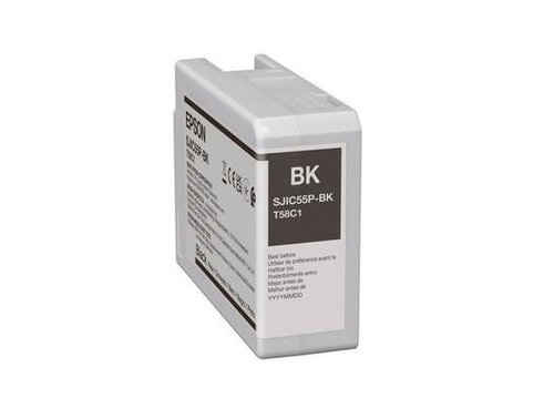 SJIC55(BK): INK CARTRIDGE FOR - COLORWORKS CW-D6500/D6000 (BLACK