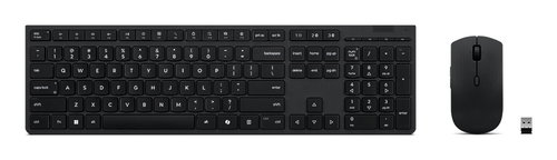 LENOVO PROF.WIREL. KEYB/MOUSE - AI - GERMAN - RECHARGEABLE