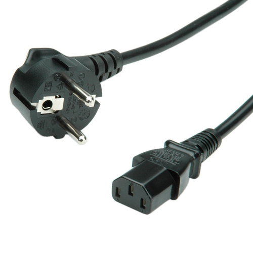 NETZKBL GERADE IEC-BU 1 8M SW. - 60CM BLACK