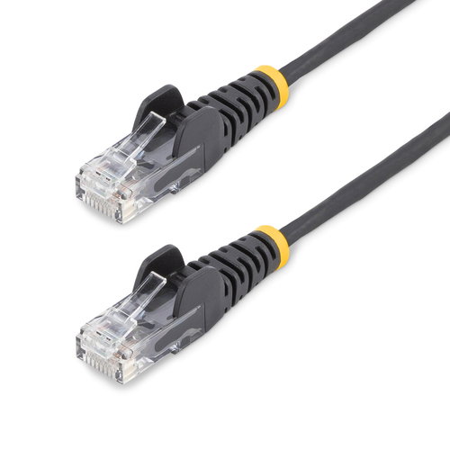 5M BLACK SLIM CAT6 CABLE - .