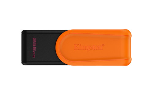 256GB DT EXODIA S PORTABLE - USB 3.2 GEN 1 (BLACK/ORANGE)