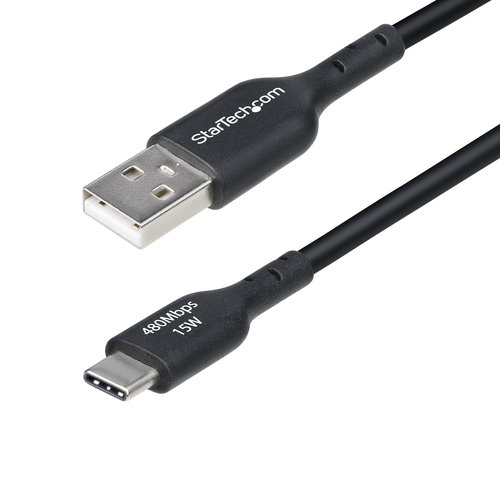 30CM USB-A TO USB-C CABLE - CHARGER CORD USB 2.0 DATA TRANSF