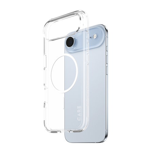 CARE BY FLAGSHIP CASE TRANSPARE - EXPLORER W. WHITE MAGSAFE IPHONE