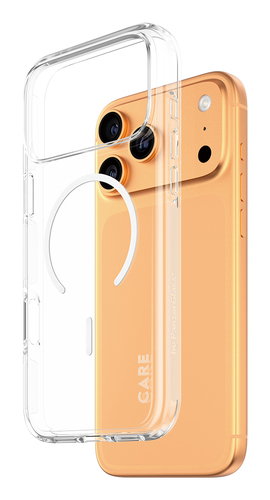 CARE BY FLAGSHIP CASE TRANSPARE - W. WHITE MAGSAFE IPHONE 17 PRO M