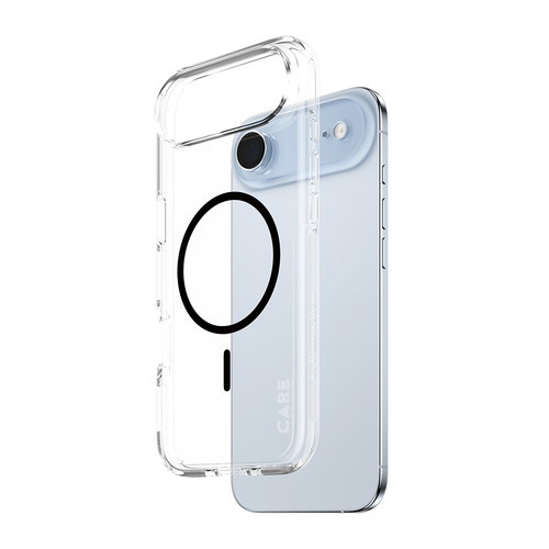 CARE BY FLAGSHIP CASE TRANSPARE - URBAN EXPLORER W. BLACK MAGSAFE
