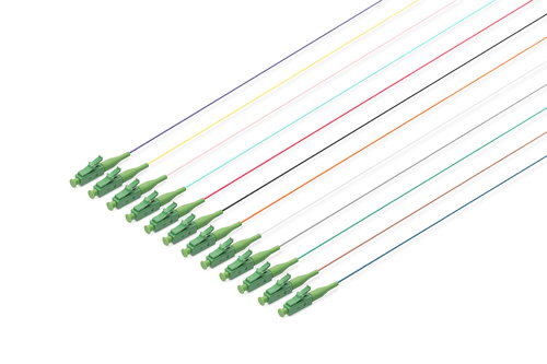 COLORED PIGTAILS SET 2M 12PCS - LC OS2 09/125 SIMPLEX