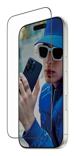 SCREEN PROTECTOR W. BLACK FRAME - IPHONE 17 PRO ULTRA-WIDE FIT W.