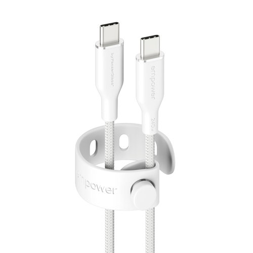 RACING 240W USB-C TO USB-C - CABLE USB 2.0 2M SILVER WHITE