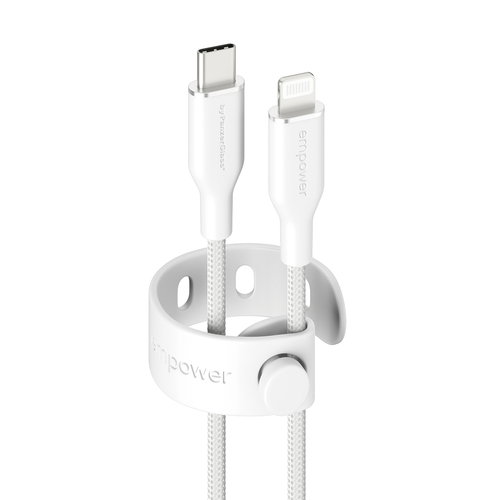 RACING 60W USB-C TO LIGHTNING - CABLE USB 2.0 1.2M SILVER WHITE