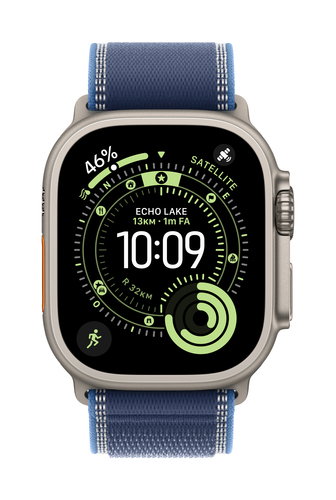 49MM BLUE/BRIGHT BLUE TRAIL - LOOP M/L NATURAL TITANIUM FINISH