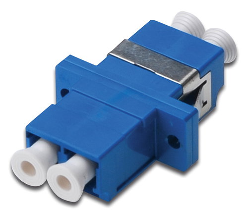FO COUPLER DUPLEX LC TO LC - SM OS2 BLUE CERAMIC SLEEVE