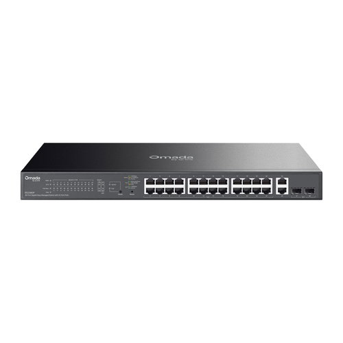 28-PORT 1G EASY MANAGED SWITCH - 24X POE+ 2X SFP 250W POE POWER