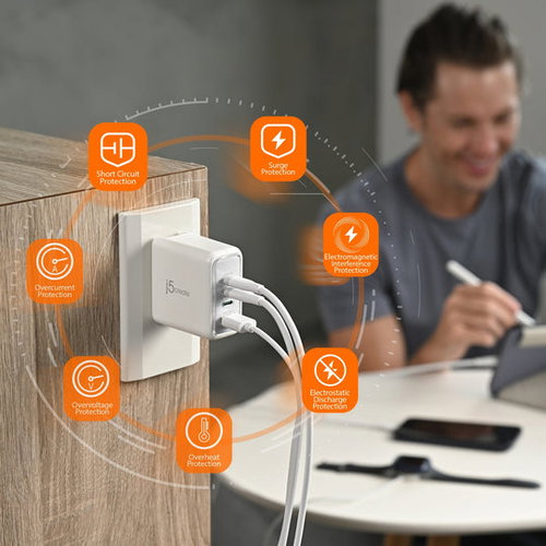 70W GAN USB-C 4-PORT CHARGER -