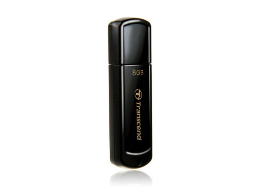 USB STICK 8GB USB2.0 - JETFLASH 350 BLACK