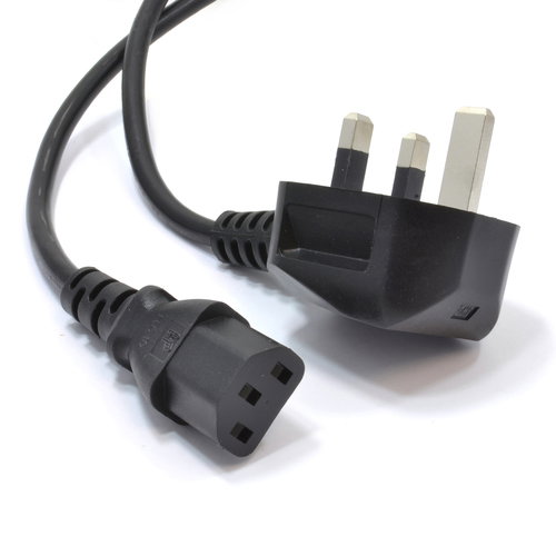 C13 (KETTLE) TO UK POWER CORD - .