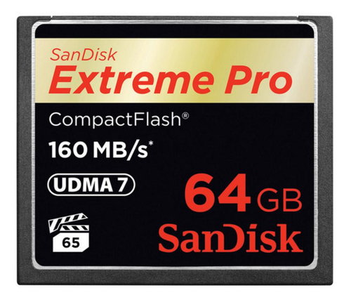 COMPACT FLASH CARD 64GB - EXTREME PRO 160MB/S VERSION