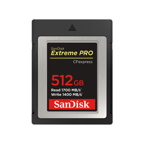 SDCFEXPRESS 512GB EXTREME PRO - 1700MB/S R 1400MB/S W 4X6