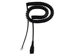 CABLE W/ QD TO RJ10 PLUG - REGEL BELEGUNG 0 5 - 2M SPIRAL