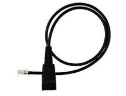CABLE W/ QD TO RJ10 PLUG - CALLMASTER V VI 0.5M/PLX A22