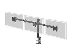DS1003C-B1 TRIPLE DESKTOP ARM - F/ 3 FLAT SCREENS 27IN 10KG