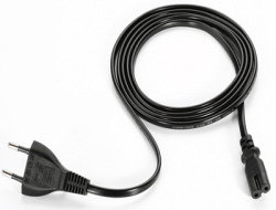 AC LINE CORD 1.8M UNGROUNDED - CEE7/16.