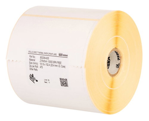 Z-PERF 1000T 100X150MM - 1000 LBL/ROLL C-76MM BOX OF 4