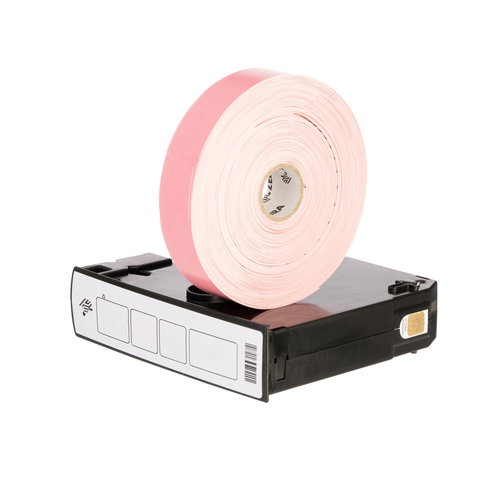 Z-BAND SPLASH WRISTBAND25X254MM - 350 BAND/CARTR PINK BOX OF 6
