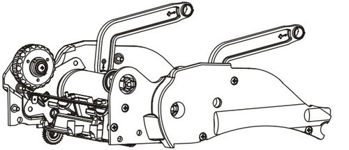 KIT RIBBON CARRIAGE 203 DPI - .