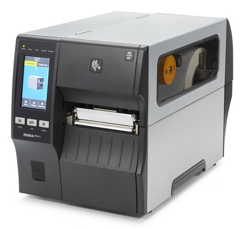 ZT411 TT PRINT 4IN 300DPI EU/UK - USB LAN BT CUTTER W/ CATCH TRAY