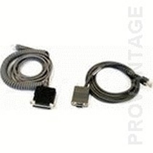 CAB-434 RS232 PWR 9P FEM COILED - .