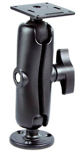 RAM MOUNT WITH ROUND BASE - .