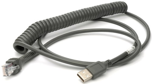 CAB-524 CABLE USB TYPE A - POT COILED 2.4M