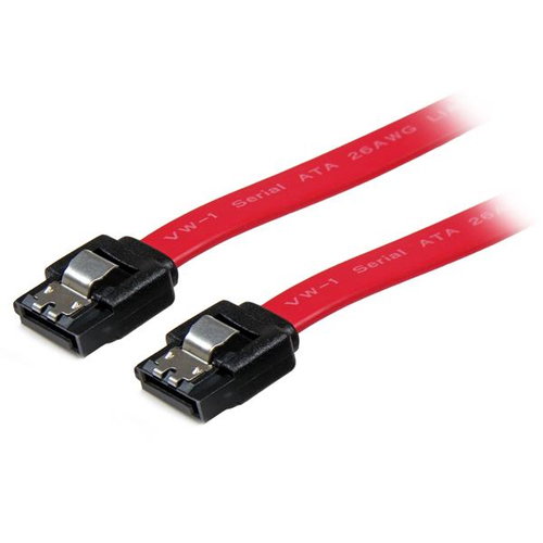 12 INCH LATCHING SATA CABLE - .