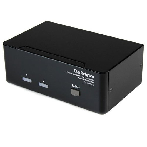 2 PORT DUAL DVI USB KVM SWITCH - IN