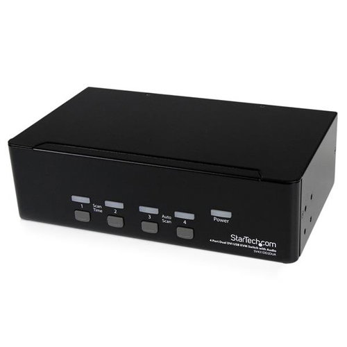 4 PORT DUAL DVI USB KVM SWITCH - IN